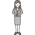 Woman Holding Hands SVG Icon